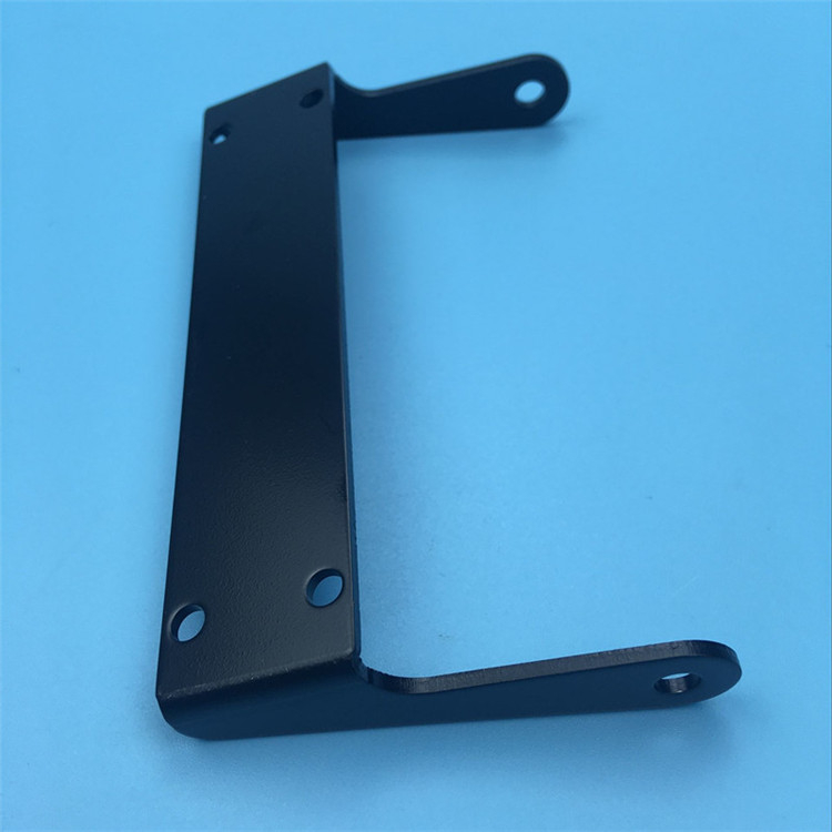 Bending Spcc black powder coated bracket oem stamping sets