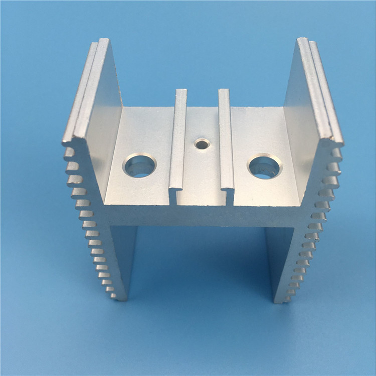 自然阳极氧化电子定制铝挤压散热器